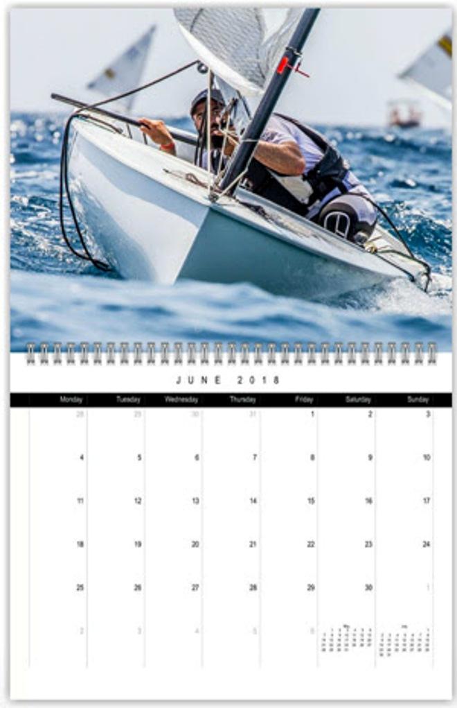 2018 Finn Class Calendar ©  Robert Deaves